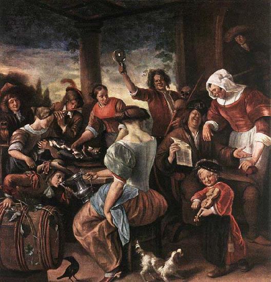 Jan Steen A Merry Party France oil painting art